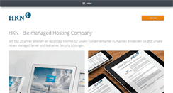 Desktop Screenshot of hkn.de